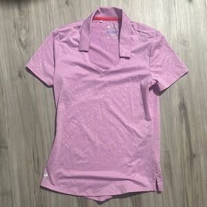 Adidas Women's Pink Polo Shirt